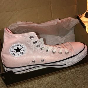 Converse Chuck Taylors Hi Arctic Pink Velvet